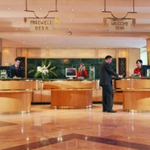 Cairo Pyramids Hotel reception